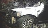 Депутату облсовета в Ривном подожгли автомобиль, - полиция. ФОТОрепортаж