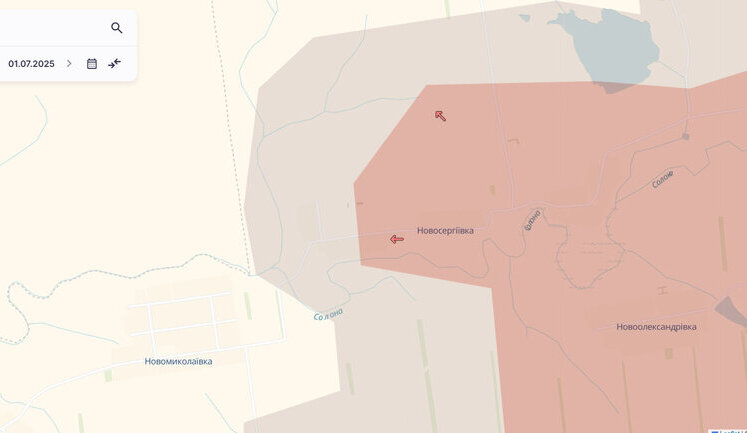 Russian troops have advanced in Kamianske, Novoserhiivka, Bahatyr and near Bohdanivka, - DeepState. MAP
