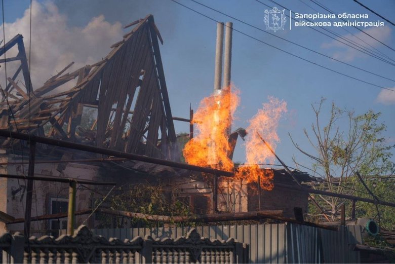 наслідки атаки на Запоріжжя