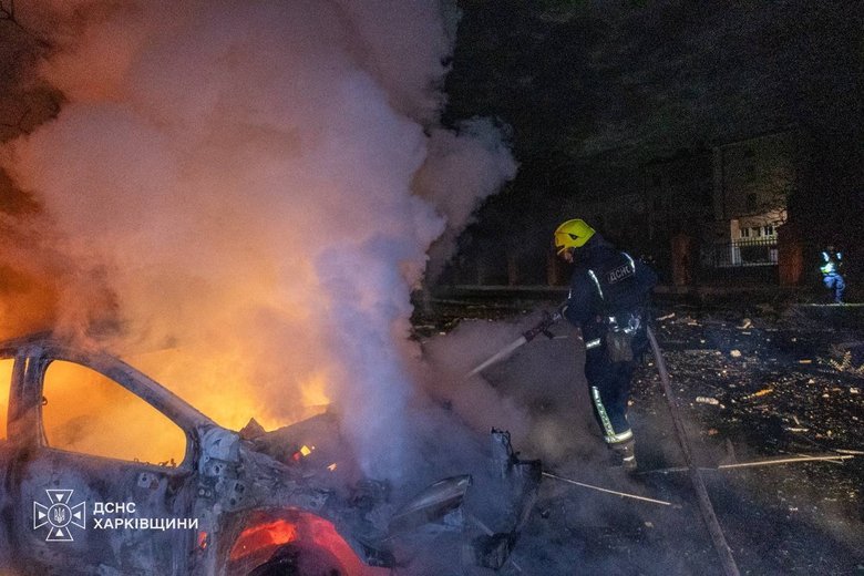 Уночі 26 вересня російські війська атакували Харків та передмістя БпЛА