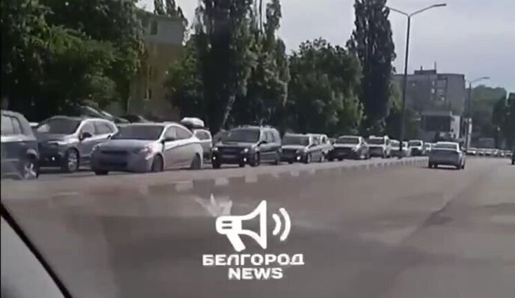 Russians flee from Belgorod. VIDEO