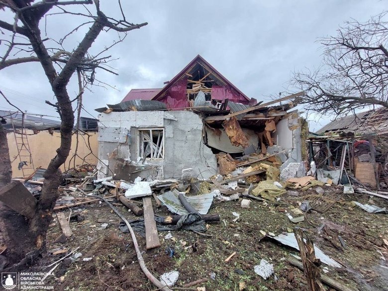 Денна атака на Миколаїв: російський дрон пошкодив чотири приватні будинки