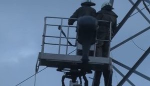 Мужчина в Днепре погиб на электроопоре. ВИДЕО