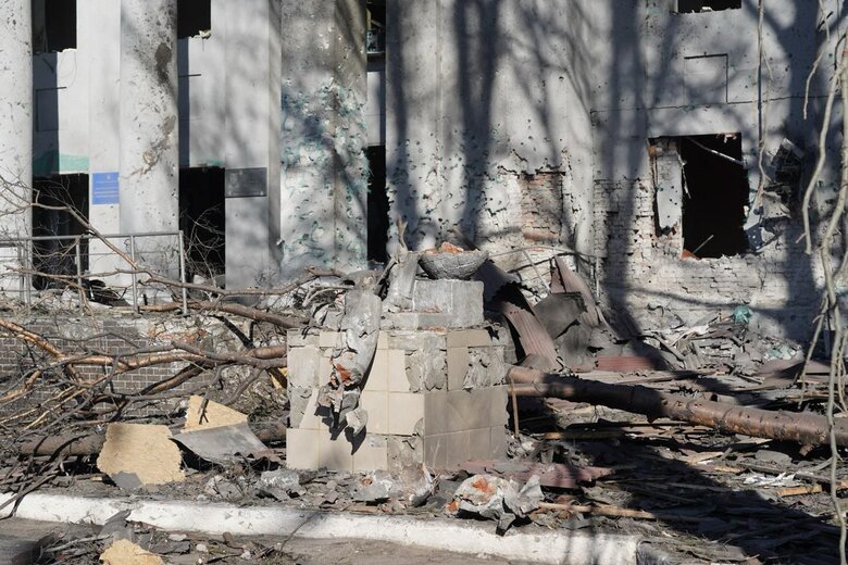 Наслідки обстрілу Покровська