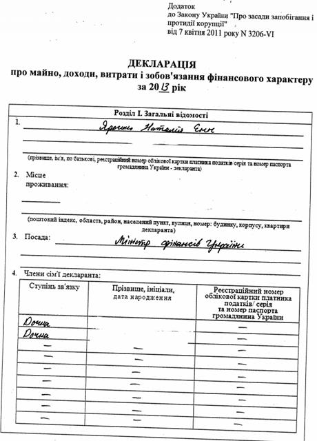 декларация яресько