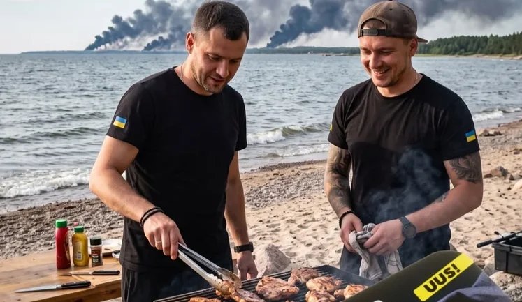 В Естонії компанія створила рекламу з українцями, які смажать м’ясо на грилі: росіяни поскаржились на "мову ненависті"