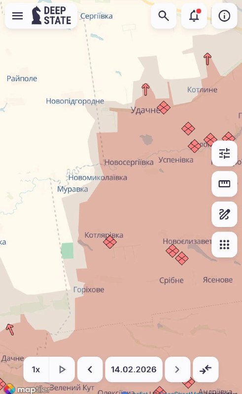 DeepState зафіксували просування окупантів у районі Новомиколаївки