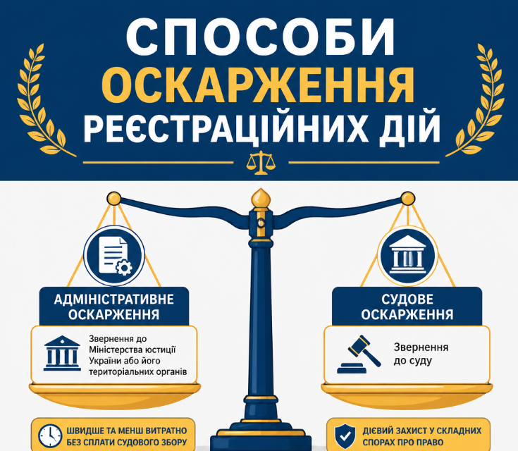оскарження,реєстрації