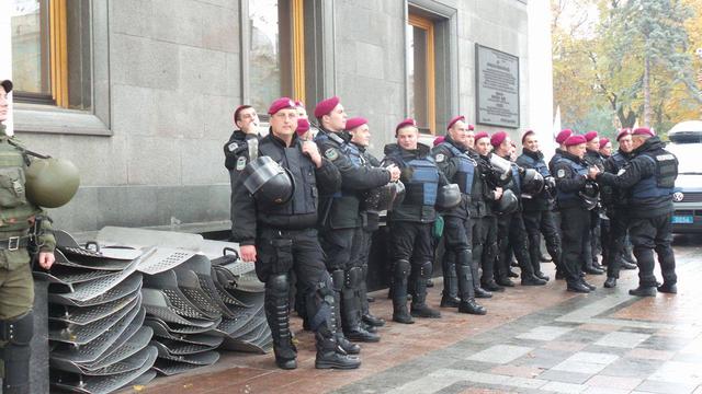 Protests near Rada building in Kyiv on Oct. 17 09 Protests near Rada building in Kyiv on Oct. 17 09