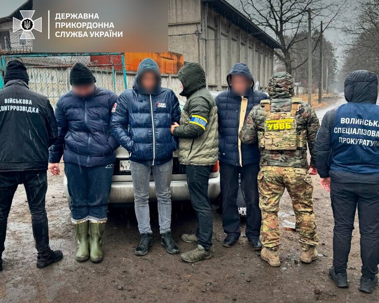 ДПСУ затримала ухилянтів на Волині
