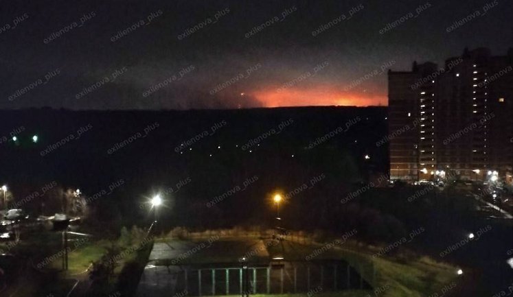 Дрони атакували Рязань: пожежа у районі НПЗ. ВІДЕО+ФОТОрепортаж