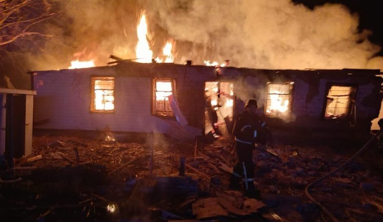 Рашисты атаковали Черкасскую область: разрушен дом, есть повреждения. ФОТО