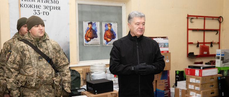 25-я ОВДБр в Авдеевке получила батальонный комплекс видеонаблюдения 02