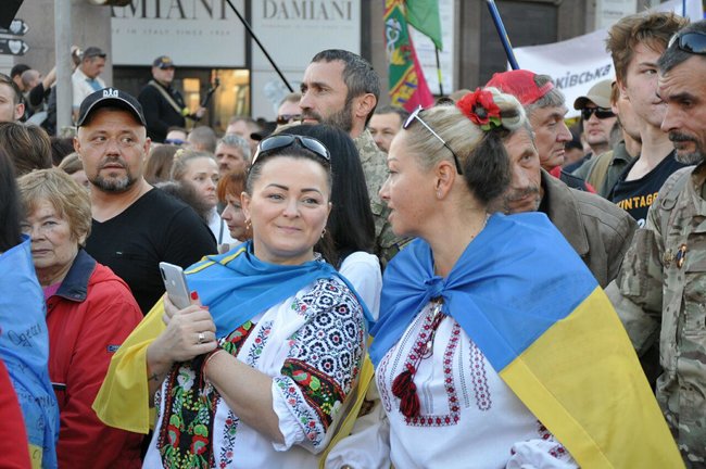 Марш сопротивления капитуляции проходит в Киеве 26