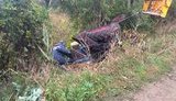 На польовій дорозі в Кіровоградській області перекинувся трактор - водій загинув, - ДСНС. ФОТОрепортаж