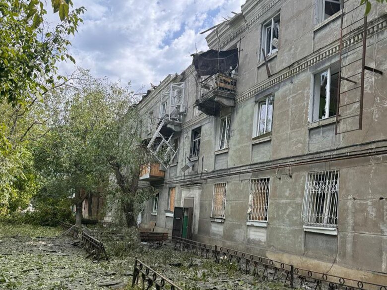 Наслідки обстрілу Курахового 30 серпня