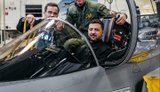 Зеленський у винищувачі Gripen