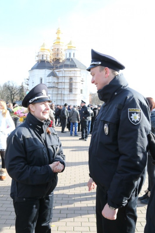 чернигов полиция присяга патрульная патрульные
