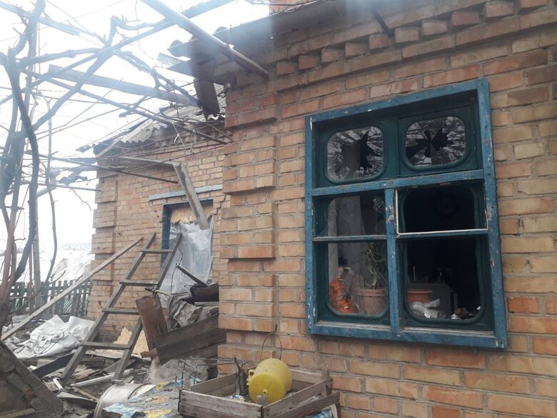 Наслідки обстрілу Нікополя