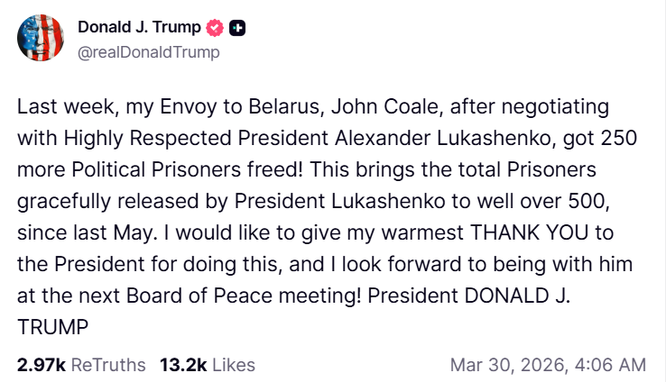 Трамп може зустрітися із Лукашенком: подробиці