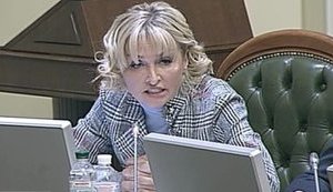 Iryna Lutsenko submits resignation letter to president