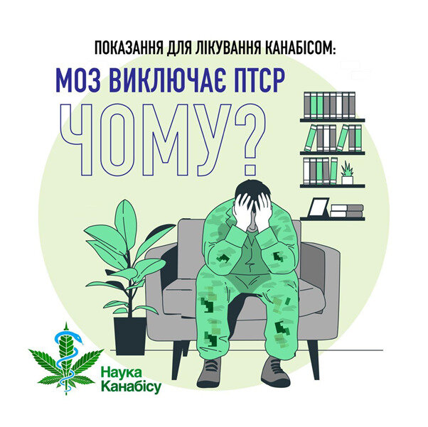 Застосування канабісу для лікування ПТСР