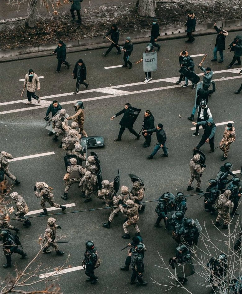 Протесты 6 января в Алматы 02