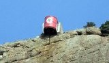 Легендарную "бочку смерти" разрисовали свастикой. ФОТО