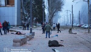 Consequences of the shelling of Zaporizhzhia on January 8, 2025