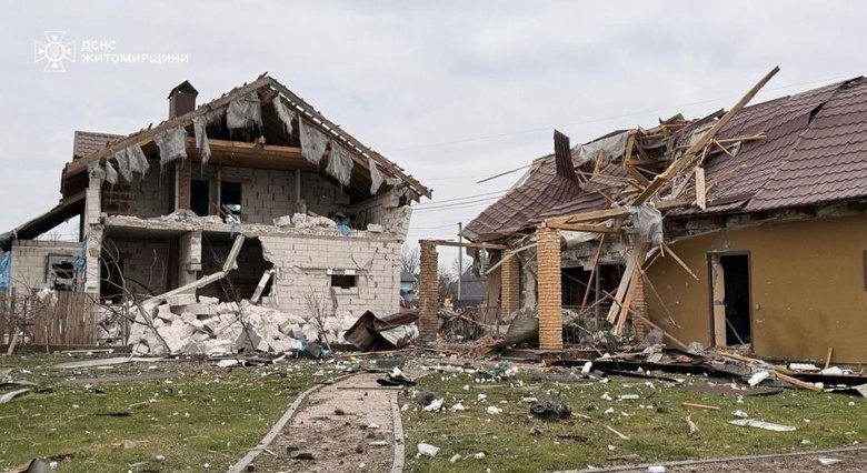 Zhytomyr region after shelling