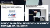 РФ розгорнула пропагандистську кампанію, спрямовану на підвищення явки серед молоді під час виборів