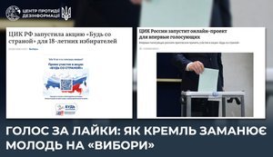 Вибори у РФ: розгорнуто пропагандиську кампанію
