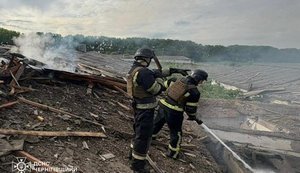 Occupiers struck business in Chernihiv region: fire broke out, woman was injured. PHOTOS