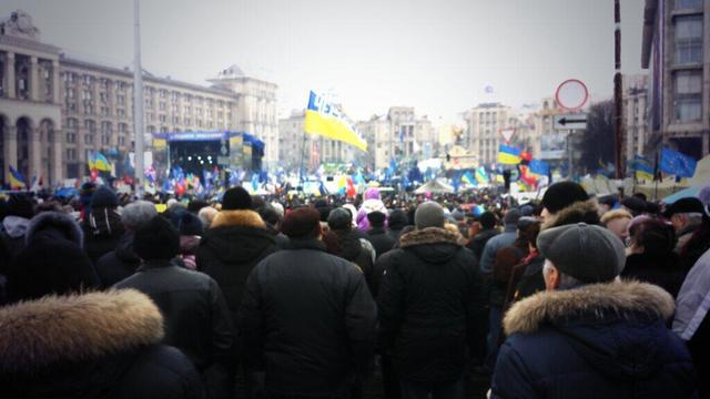 митинг евромайдан вече