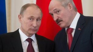 Лукашенко и Путин договорились о более тесной интеграции двух стран