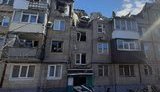 Снаряд влучив у житловий будинок у Харкові. ФОТО