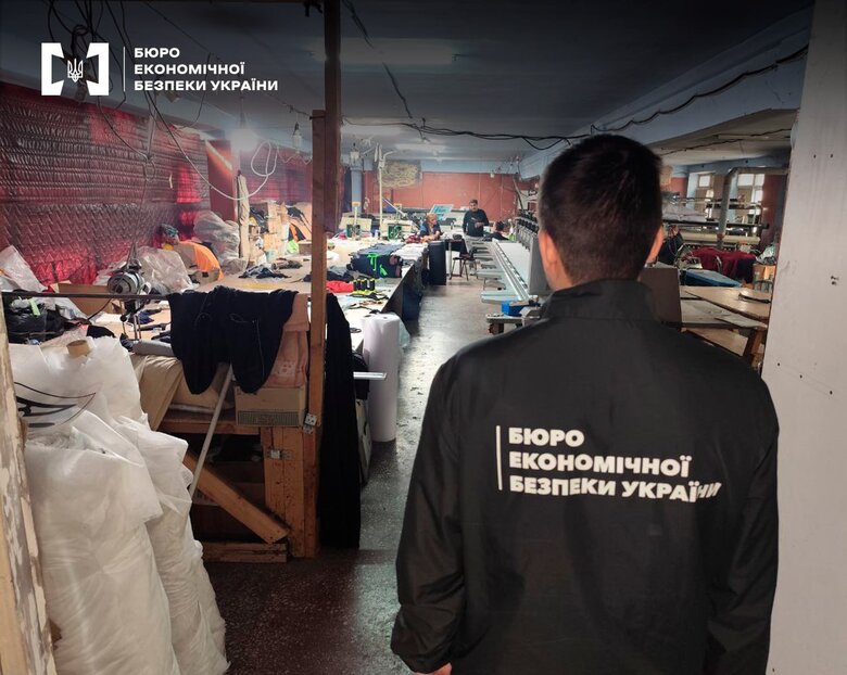 Підпільний швейний цех в Одесі виявило Бюро економічної Безпеки