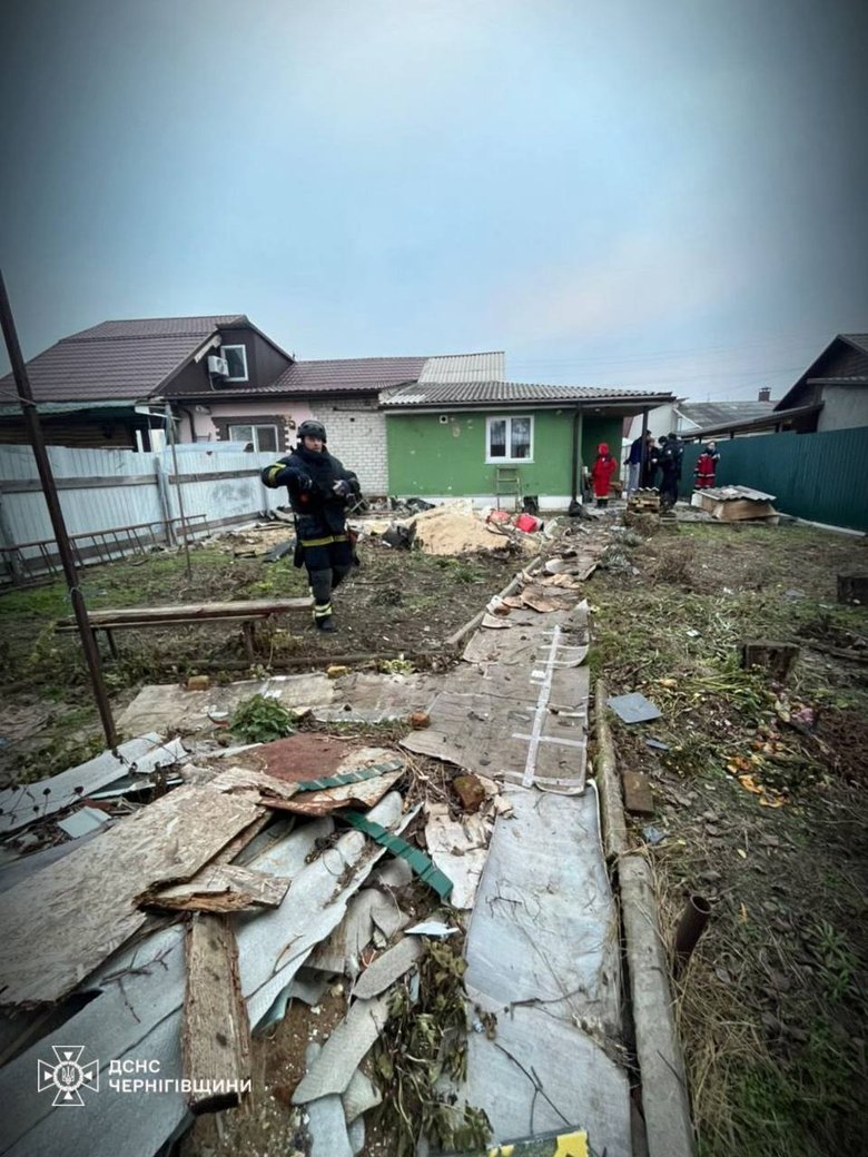 У Чернігівській області зафіксовано кілька ударів російських БпЛА