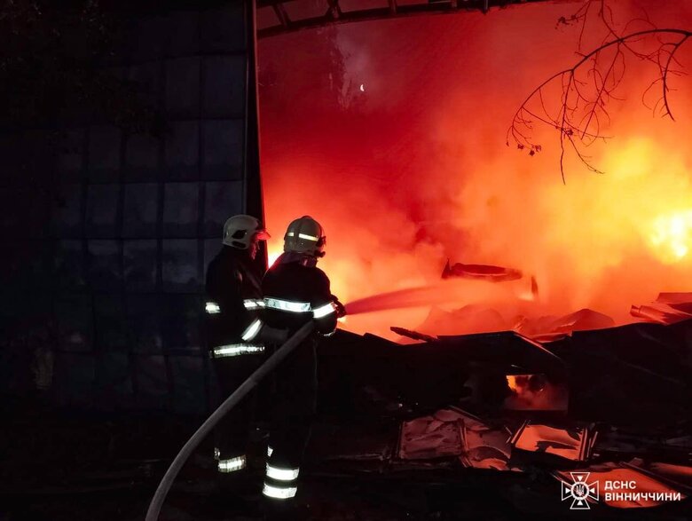 Пожежа на об'єкті критичної інфраструктури на Вінниччині
