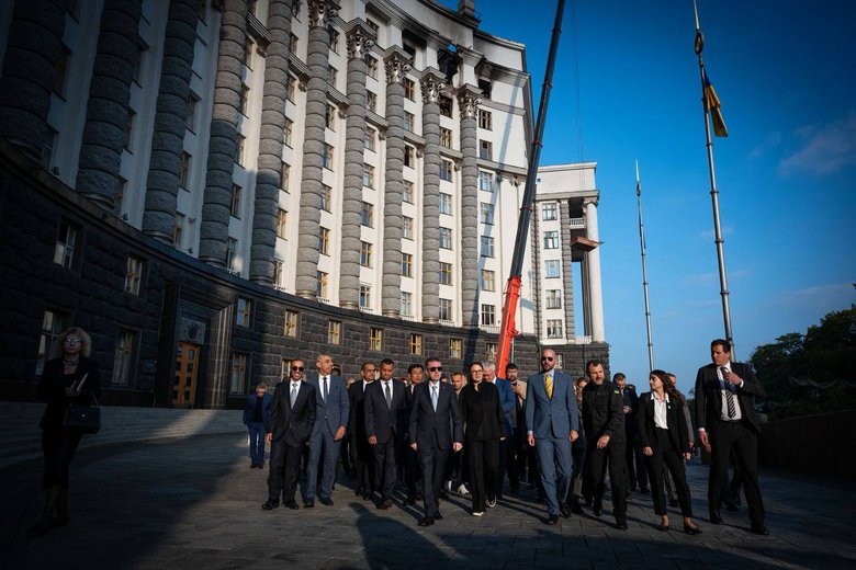 Russian strike on the Cabinet building. Diplomats were shown the consequences