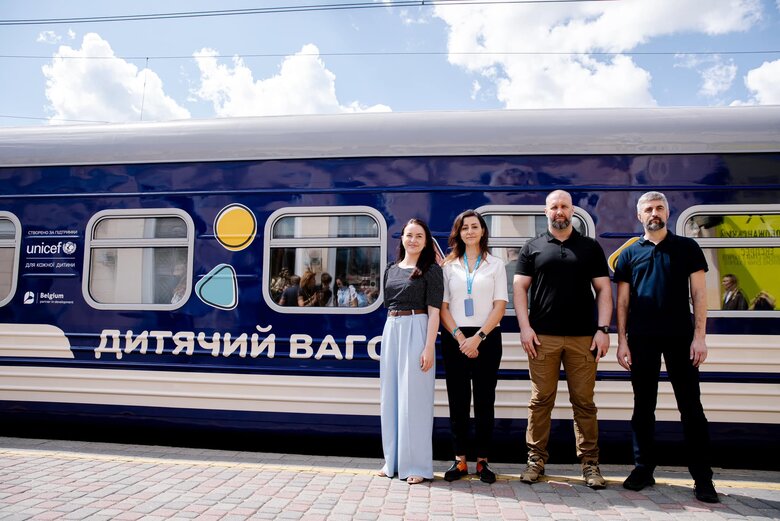 дитячий вагон "Укрзалізниці"