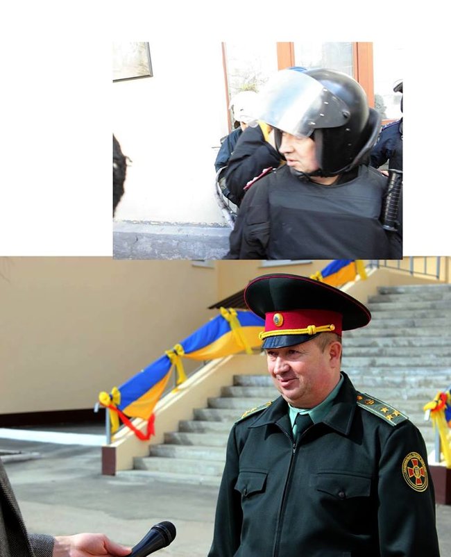 Полковника Пилипенка, який бив майданівців у 2014 році, призначено заступником начальника Академії Нацгвардії, а в 2016-му було нагороджено орденом Богдана Хмельницького 02