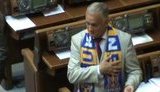 Депутаты одели шарфики сборной Украины: "Надо принять закон об обязательной победе". ФОТО+ВИДЕО