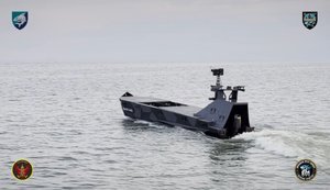 Морпіхи 40-ї бригади застосували морський дрон "Баракуда" для ударів по окупантах на Тендрівській косі. ВIДЕО
