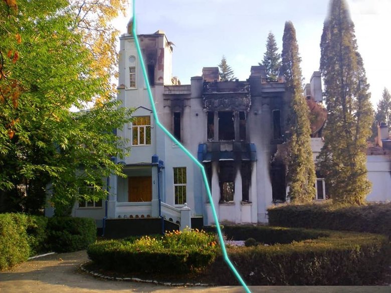 Trostyanets before and after arrival of Russian world: the mayor showed consequences of occupants` invasion 05