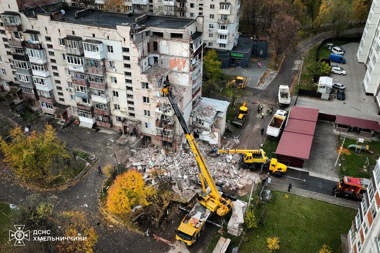 дом в Хмельницком после взрыва газа
