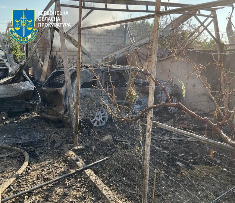 Strike on Zimivnik in the Kherson region on 20 July