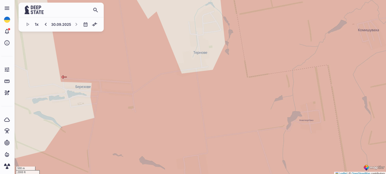 Ternove map