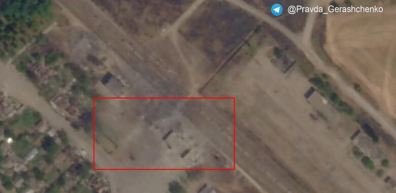 Наслідки удару НIMARS по російському ешелону на Херсонщині 02