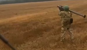 Знищення із ПЗРК "Stinger" російського ударного безпілотника "Shahed". ВIДЕО